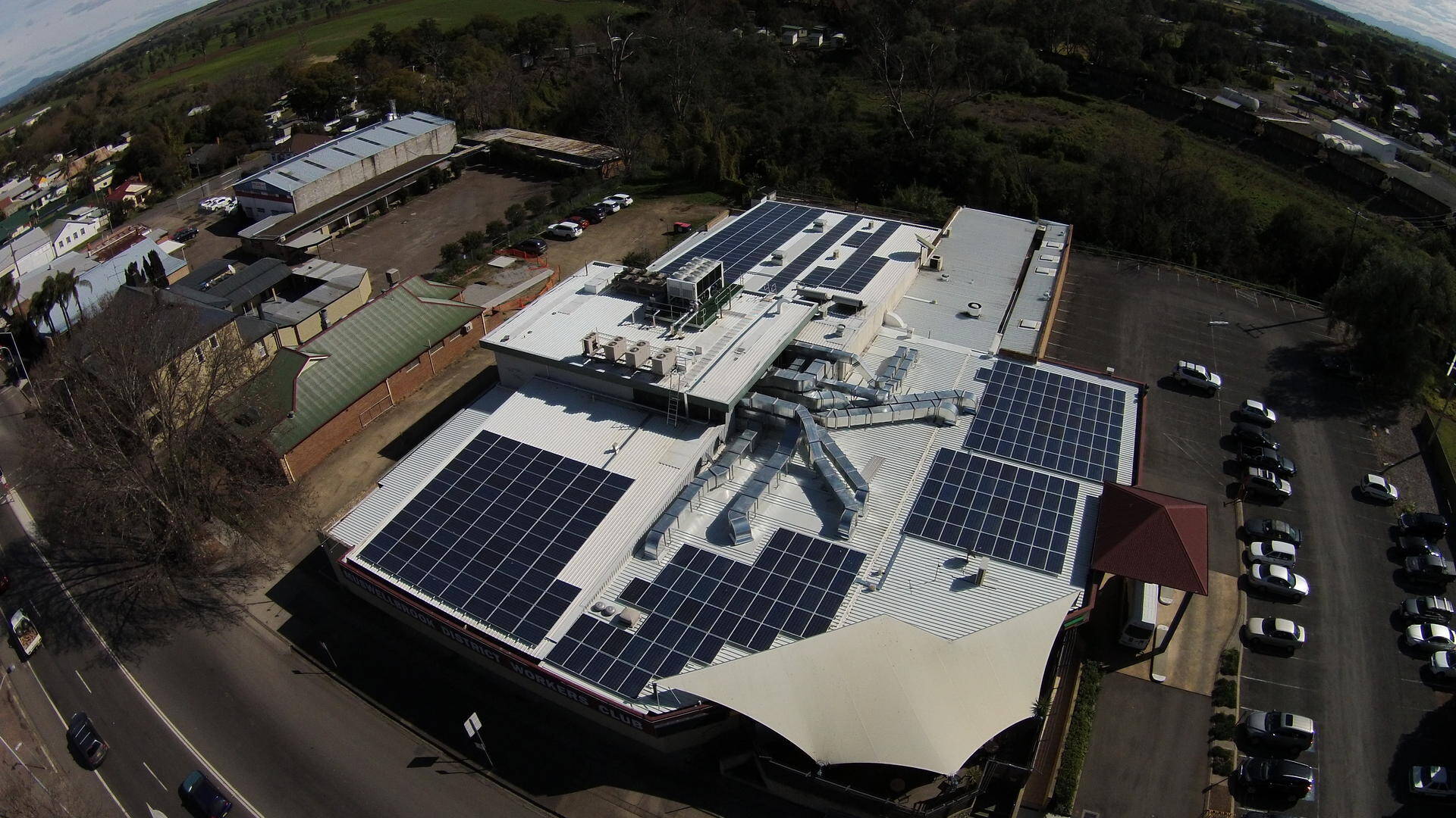 100kW solar system for Muswellbrook Workers Club Solar Choice