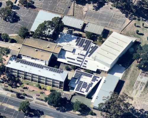 Geelong High School solar array