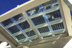 PV Glazing on skylight in German building