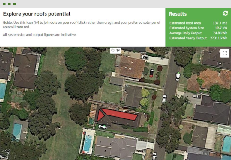 Explore your roofs potential solar choice platform