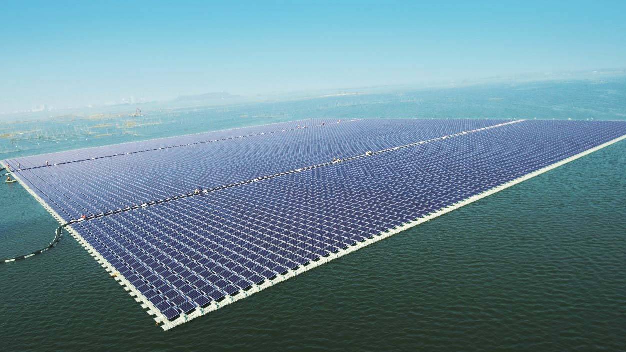 Floatovoltaic Solar Power Plant