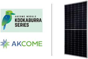 AKCOME Solar panels banner kookaburra series with panel