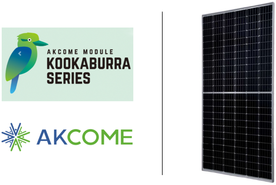 AKCOME Solar panels banner kookaburra series with panel