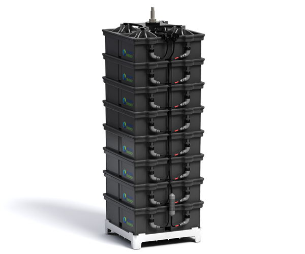 Aquion battery stack