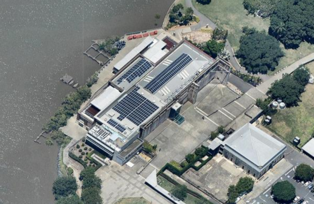 Brisbane Powerhouse aerial imagery