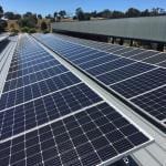 CSU solar power array aerial image