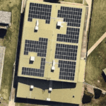 CSU solar power array aerial image