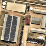 CSU solar power array aerial image