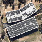 CSU solar power array aerial image