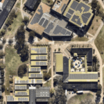 CSU solar power array aerial image