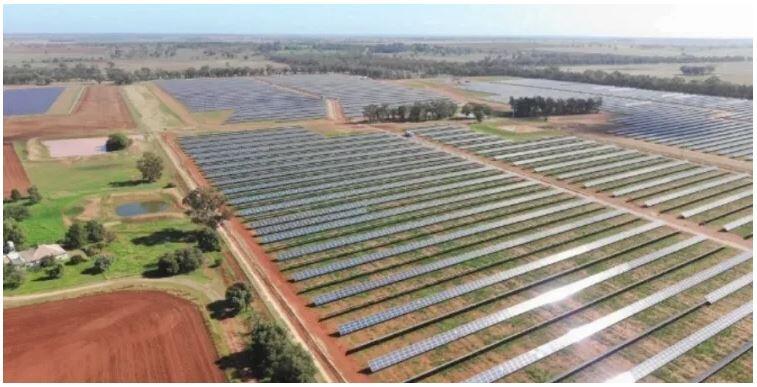 Astronergy Solar Panels installed at Goonumbla photovoltaic plant in New South Wales
