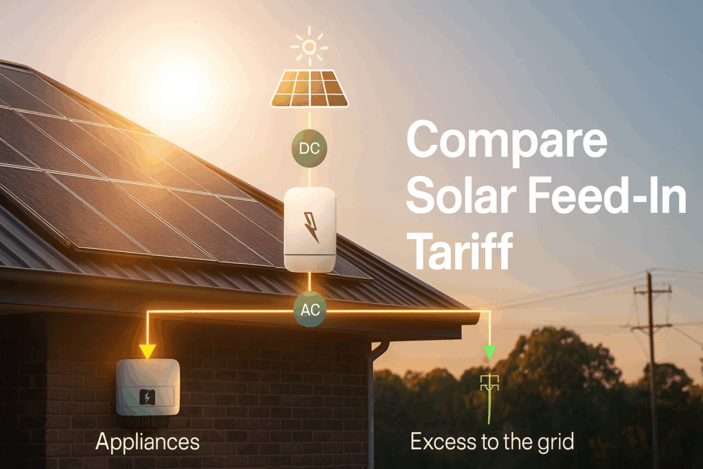 Compare solar feed in tariffs