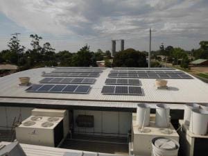 Euston Bowling Club 100kW solar PV installation