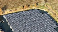 Far Niente Winery floating solar array