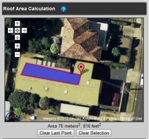 Google Map roof integration Solar eCRM