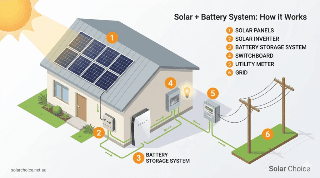 How solar panels work explained image