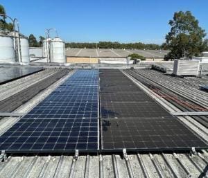 Industrial particulate matter build up on solar panels