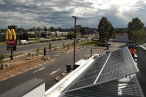 McDonalds Solar Choice Kilsyth North roof