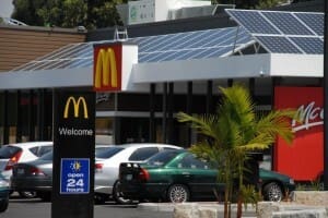 McDonalds Solar Choice Kilsyth Street View View of McDonalds Kilsyth restaurant from the street