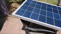 Polycrystalline solar panel