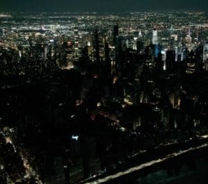 Power outage in a city