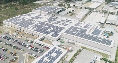 3.2mW Solar power installation at Primo Hans in Brisbane