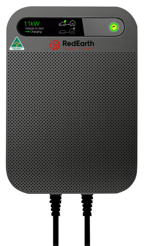 RedEarth Boomerang V2G charger