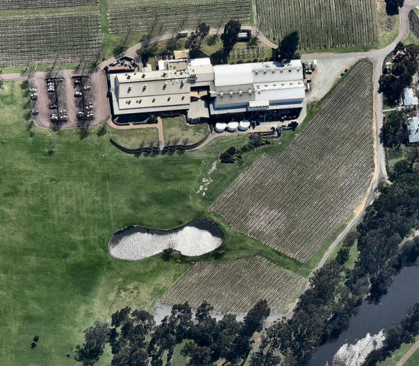 Sandalford Winery Aerial