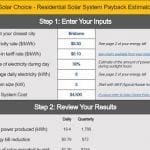Simple solar payback period free calculator