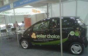 The Solar Choice Commercial Booth at Clean Energy Week