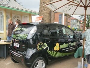 Solar Choice EV at Ocean Care Day in Manly, NSW