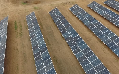 Image of Australian solar power plant