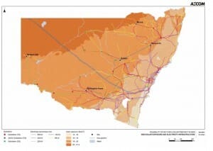 Possible locations for a Solar Precinct in NSW
