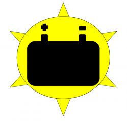 Sun and battery
