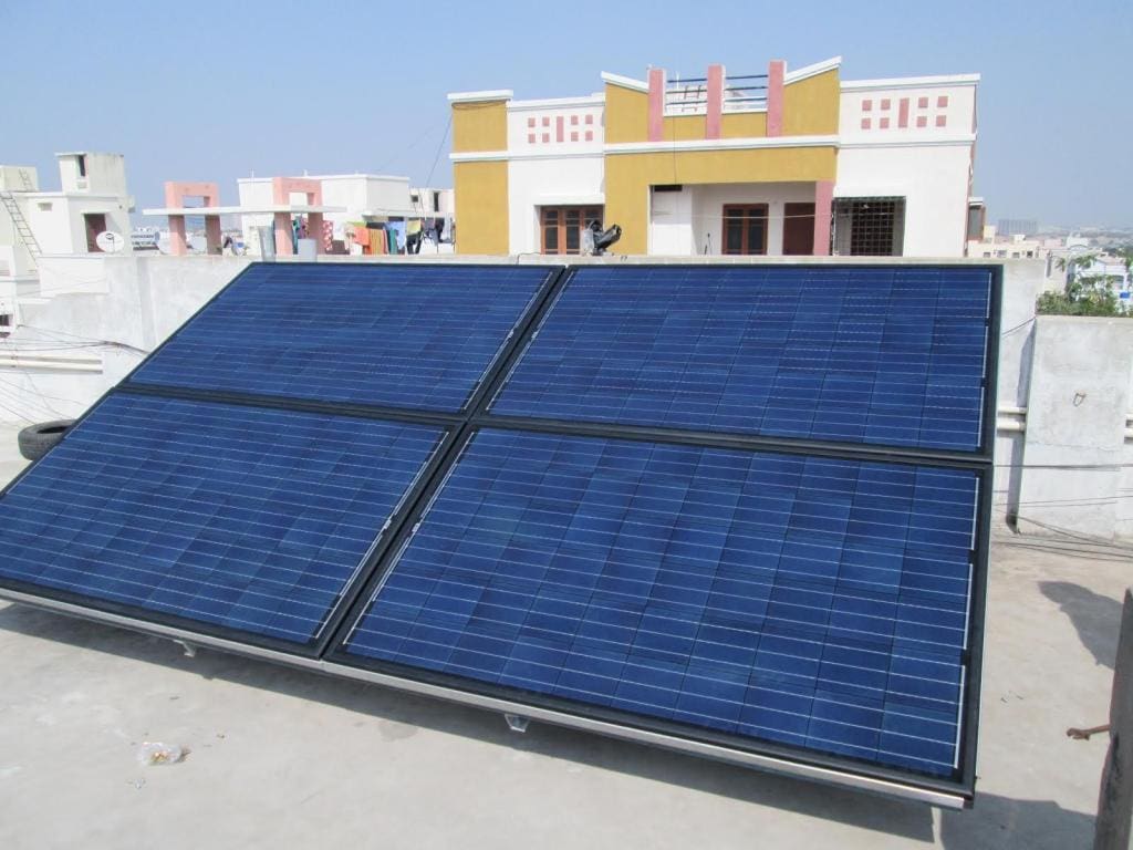 Tindo solar panels shipment to India