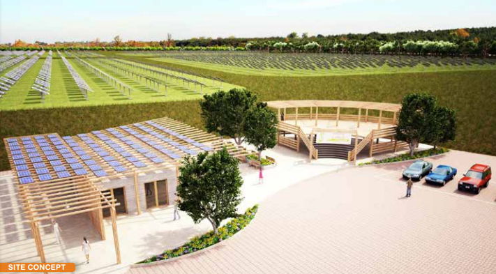 Valdora Solar Farm mockup