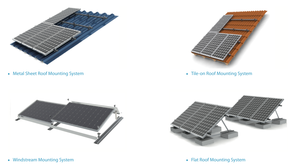 Versol Solar Roof Mounting