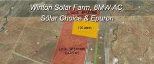 Winton Solar Farm 8MW AC