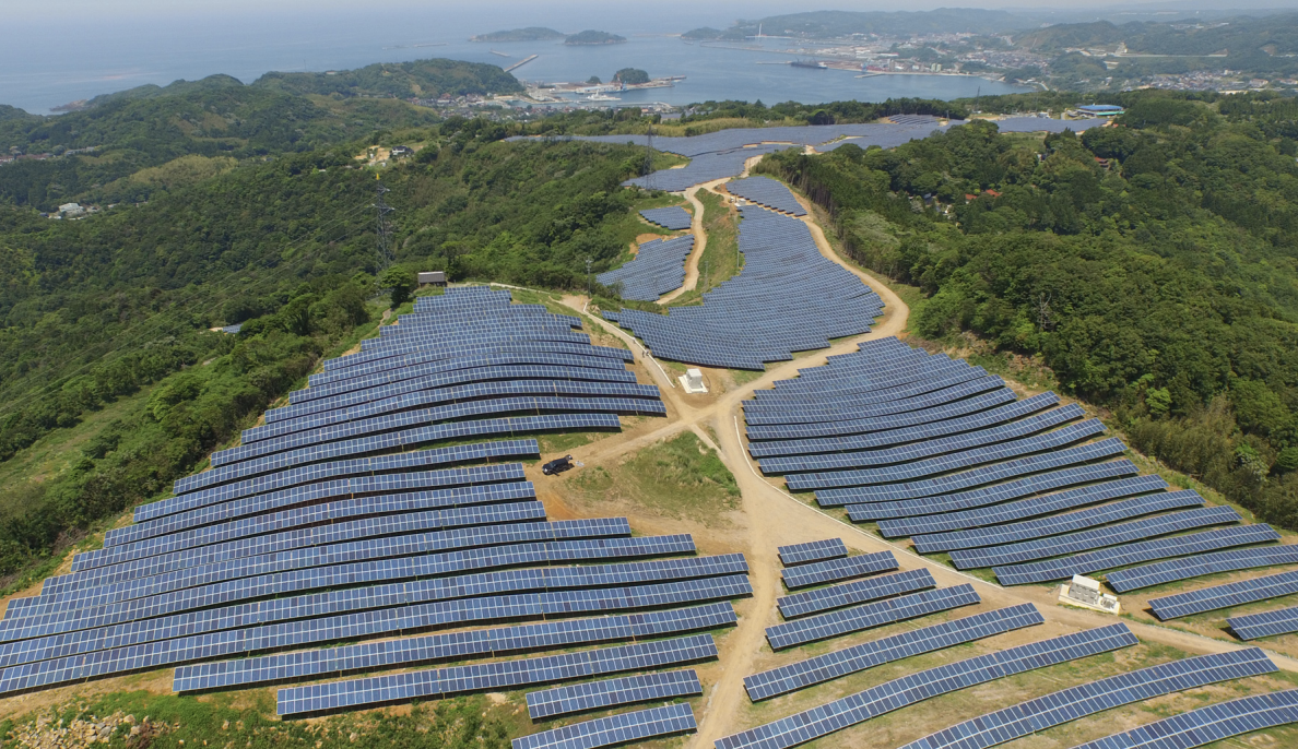 Znshine Solar Power Plant Hamada, Japan