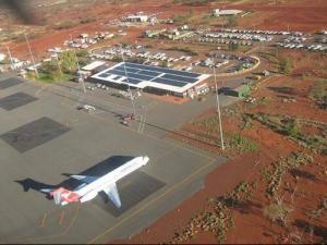 newman wa airport commercial solar installation 1