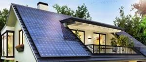 solar panel house