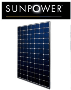 sunpower solar panel