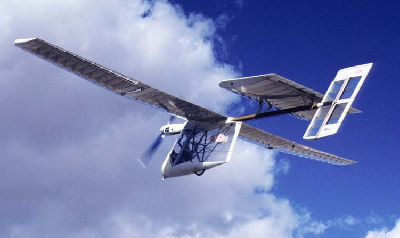 Paul MacCready's first solar aircraft