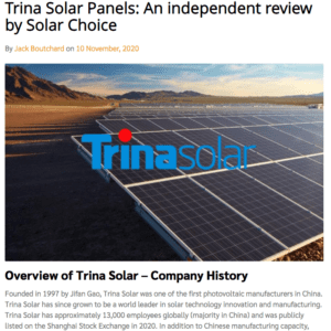 Trina Solar